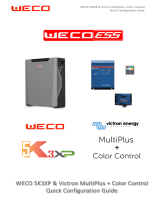 WECO Victron Color Control Quick start guide
