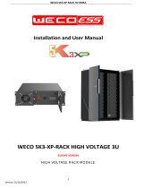 WECO 5K3 RACK HV XP Owner's manual