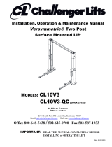 Challenger Lifts CL10 User manual