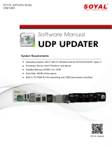 Soyal UDP UPDATER Owner's manual