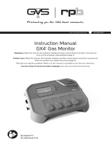 RPB GX4 Gas Monitor User manual