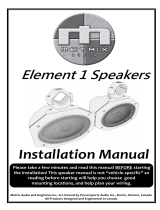 Metrix Audio Element 1 Speakers Installation guide