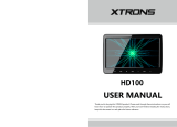 Xtrons HD100 User manual