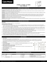 Cyber Power UT1000G User manual