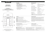 Cyber Power P6WSUC 6 Outlet Surge Protector User manual