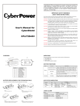 Cyber Power CPLI72D48V User manual