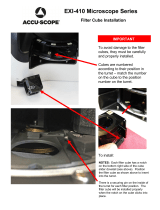 Accu-Scope EXI-410-FL Inverted Microscope Operating instructions