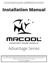 MRCOOL Advantage Series 4th Gen Install Manual