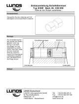 Lunos 9/SW Sound insulation set Installation guide