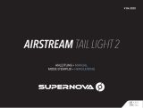 Supernova AIRSTREAM TAIL LIGHT 2 Operating instructions