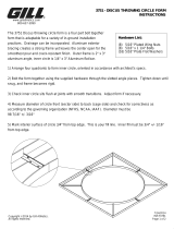 Gill ALUMINUM CIRCLE FORMS Operating instructions