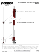 PorterPOWR-SELECT VOLLEYBALL NET ANTENNAS