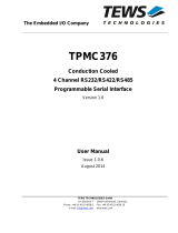 TEWS TPMC376 User manual