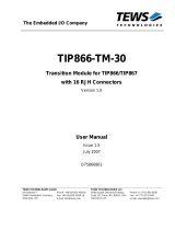 TEWS TIP866-TM User manual