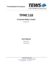 TEWS TPMC118 User manual