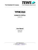TEWS TPMC810 User manual
