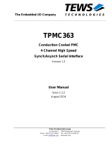 TEWS TPMC363 User manual