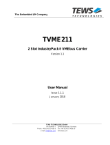 TEWS TVME211 User manual