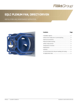 FläktGroup eQ RANGE EQLC Plenum fan Installation and Maintenance Manual