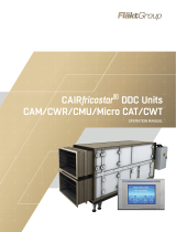 FläktGroup CAIRfricostar DDC controls Installation guide