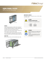 FläktGroup EQPA Panel filter Installation and Maintenance Manual