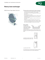 FläktGroup EQRA Rotary heat exchanger Installation and Maintenance Manual