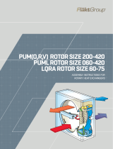 FläktGroup ECONOVENT PUM (O,R,V) size 200-240 and PUML Size 060-420 Installation guide