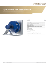 FläktGroup LQLA Plenum fan Installation and Maintenance Manual