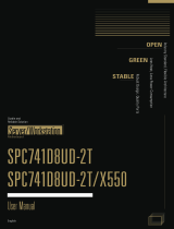 ASRock Rack SPC741D8UD-2T/X550 User manual