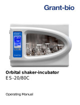 Grant Instruments ES-20/80C Shaker-Incubator User manual