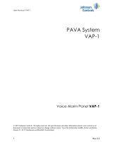 FireClass PAVA VAP-1 User manual