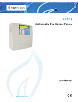FireClass FC501 Addressable Fire Control Panel User manual