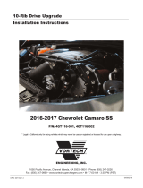 Vortech Superchargers 10-Rib Drive Upgrade for 2016 Camaro SS Installation guide