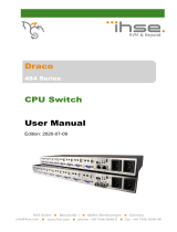 Ihse Draco CPU Switch (Series 484) User manual