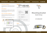 Ihse Mounting Bracket (Series 474) Quick setup guide