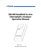 Pyxis EM-400 User manual