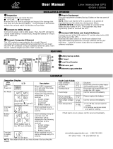 Ditek DTK-UPS400-800-1000 Installation guide