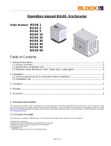 Block BGUK 60 User manual