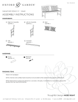 Oxford GardenSignature 5′ Bench