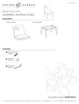 Oxford Garden Argento Armchair Assembly Instructions