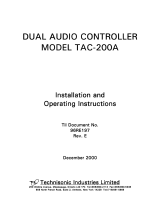 Technisonic TAC-200A Owner's manual