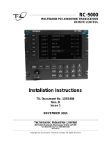 Technisonic RC-9000 Installation guide