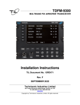 Technisonic TDFM-9300 Installation guide