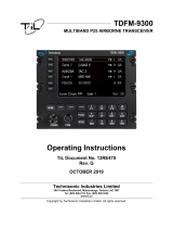 Technisonic TDFM-9300 Operating instructions