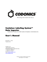 Codonics CLS Data Importer User manual