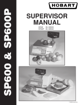 Hobart SP600 Scale Supervisor Owner's manual