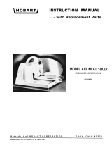 Hobart 410 Slicer User manual