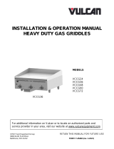 Vulcan VCCG Series HD Griddle Gas Owner's manual