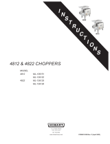 Hobart 4822 Chopper User manual