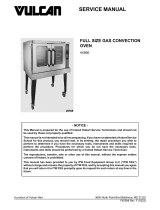 VULCAN & WOLF VC5GD Full Size Gas Convection Oven User manual